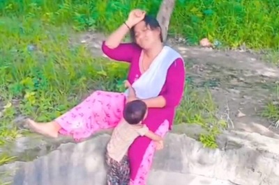In Shocking Video, Woman Risks Child's Life To Record A Reel