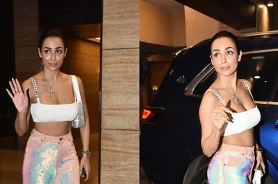Malaika Arora Rocks Sexy Crop Top With Blingy Pants For Night Out With Friends; See Pics