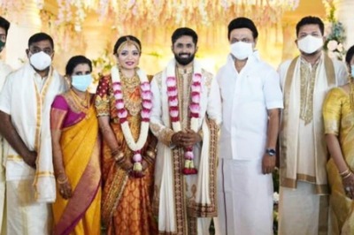 Tamil Nadu CM MK Stalin Attends Wedding of Filmmaker Shankar’s Daughter