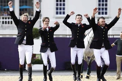 Olympic equestrian: Britain gallops to gold