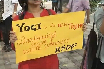 'Azaadi' Slogans, 'Yogi is the New Trump' Banners at Jadavpur University