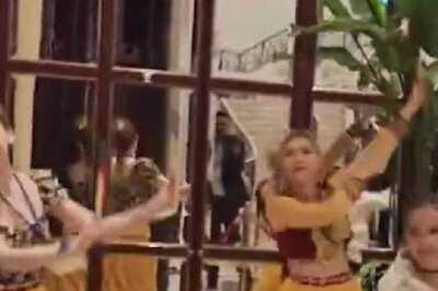 Video | Russian Artists Preparing To Welcome PM Modi Rehearse Dandiya Routine