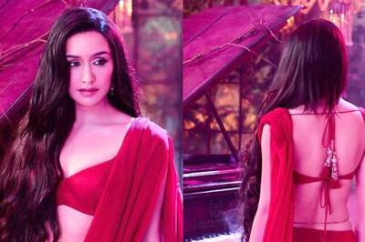 Shraddha Kapoor Looks Gorgeous In Red Saree, Shares Photos From Stree 2 Sets; Fans React