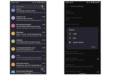 Dark Theme For Gmail Missing For Certain Android 10 Users