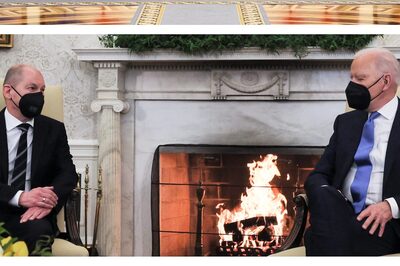 Biden Meets Scholz But No Clarity On Blocking Nord Stream 2; Putin Lauds Macron’s Ideas