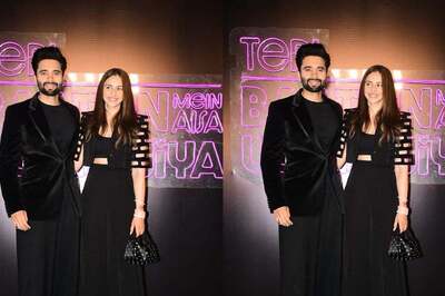 Jackky Bhagnani Holds Rakul Preet Singh Close As They Attend Teri Baaton Mein Aisa Uljha Jiya Success Party