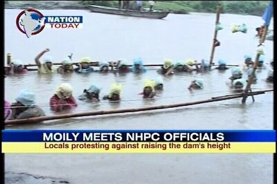 Omkareshwar Dam protest: Moily meets NHPC officials