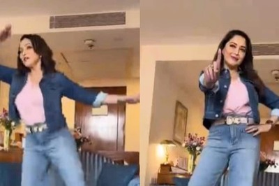 Madhuri Dixit Adds Her Iconic Ek Do Teen Step to This Popular Instagram Trend, Watch Video