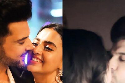 Karan Kundrra-Tejasswi Prakash Share a Kiss on the Lips As They Twin In Black In Love-Filled Video