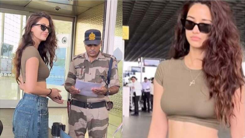 Disha Patani Flaunts Her Toned Abs As She Gets Papped At Airport, Fans React; Watch Viral Video