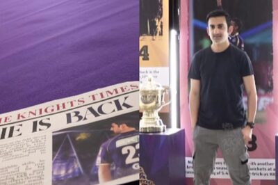 Watch: KKR Legend Gautam Gambhir Returns to Old Den Ahead of IPL 2024