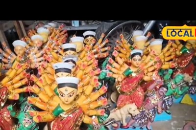 Durga Puja 2024: Small ‘Ekchala’ Durga Idols in Demand