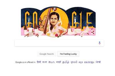 Google Remembers Begum Akhtar on her Birth Anniversary With a Special Doodle