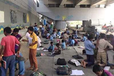 Free school near Yamuna Bank Metro station for poor children tries to fulfil their dreams