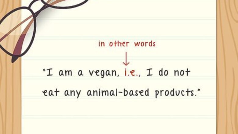 How to Use i.e. in a Sentence