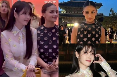 Alia Bhatt Sits With K-Pop Star IU at Gucci Cruise 2024 Event in Seoul; Video Goes Viral