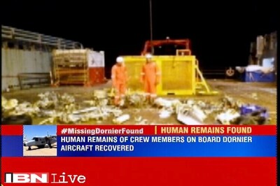 Search operation for Coast Guard Dornier aircraft ends after human remains recovered