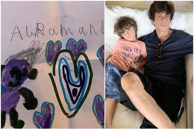 Shah Rukh Khan Shares AbRam's Artwork, Says Being Father is Greatest Source of Pride, Humility