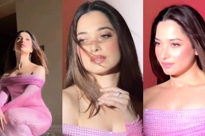 Sexy! Tamannaah Bhatia Flaunts Her Curves In A Low-Necked, Off-Shoulder Gown; Watch Hot Video