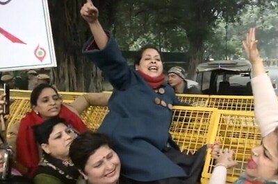 Delhi Mahila Congress Chief Sharmistha Mukherjee Detained Near Amit Shah's Residence During Anti-CAA Protests