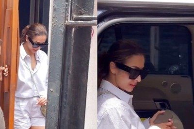 Malaika Arora Looks Chic In White Shorts And Shirt, Gets Papped In The City; Watch Video