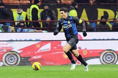 Injured Javier Zanetti turns 40, determined to keep playing