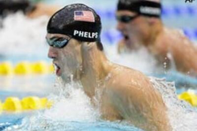 Phelps pockets sixth gold in pool at Beijing