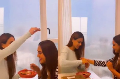 Reel-Life Siblings Nia Sharma and Krystle D’Souza Tie Rakhi To Each Other