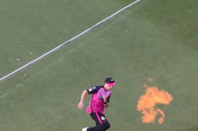 Watch: Tom Curran Scared By Flame Display During BBL, Leaves Commentators in Splits
