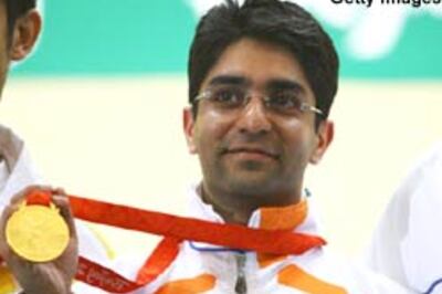 In pix: Abhinav creates history at Beijing Olympics