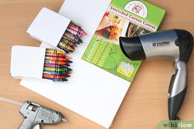 How to Make Melted Crayon Art