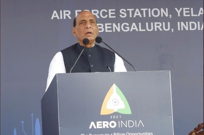 Aero Show 2021: Made-In-India Tejas Jets, BrahMos Missiles on Display as Rajnath Singh Inaugurates Event