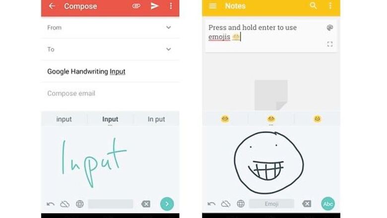 Google's new handwriting input tool lets you draw emojis, text on Android devices