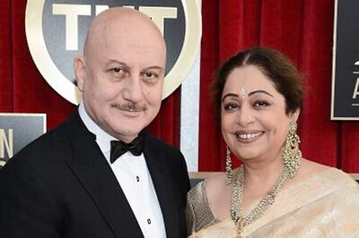 Snapshot: Anupam and Kirron Kher attend SAG award ceremony