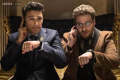 Bullets, babes, bromance and a plan to kill a powerful dictator: Seth Rogen and James Franco in 'The Interview'