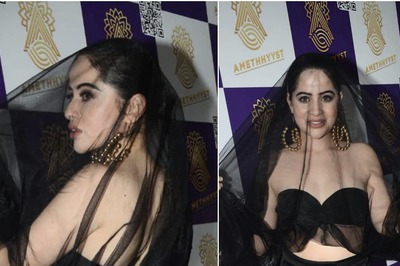 Bigg Boss OTT's Urfi Javed Continues Her Affair with Risqué Clothing, Opts for Strapless Bra and Veil