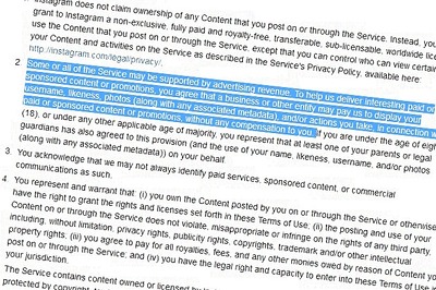 Instagram can sell your photos, but you won't get paid