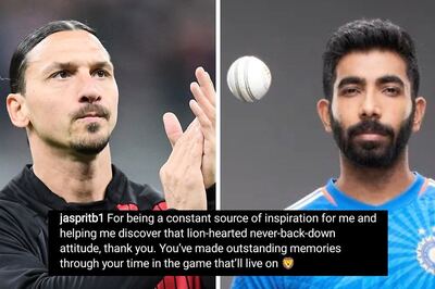 Jasprit Bumrah Posts Emotional Note for 'Constant Source of Inspiration' Zlatan Ibrahimovic