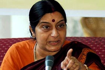 Sushma Swaraj meets Nepali leaders as joint commission meet starts