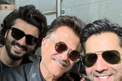 Arjun Kapoor Takes a Selfie With Anil Kapoor and Varun Dhawan, Says 'When Kuttey Was Told JugJugg Jeeyo'