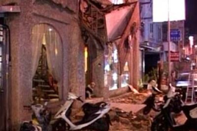 Earthquake in Taiwan causes damages