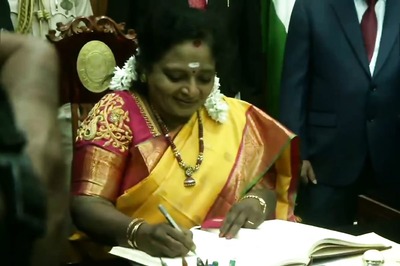 Telangana Guv Tamilisai Soundararajan Sworn-in As Puducherry Lt Governor, See Pics