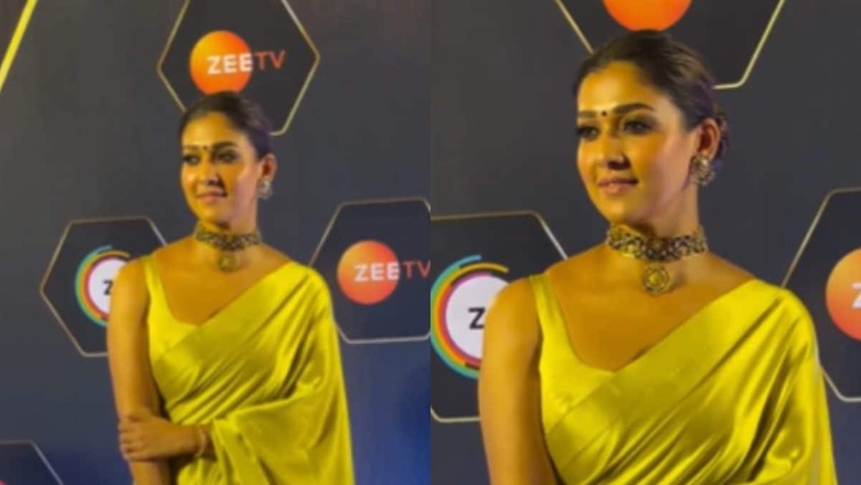 Nayanthara Stuns In A Lemon Green Silk Saree At Dadasaheb Phalke Awards, Watch Video