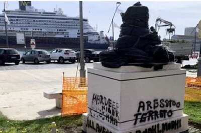 Mahatma Gandhi Bust In Italy Defaced With Khalistani Graffiti Ahead Of PM Modi’s G7 Summit Visit