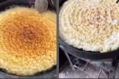 Viral Video: Food Blogger Discovers Lucknow’s ‘Giant’ Sweet, Calls It ‘World’s Biggest Jalebi’