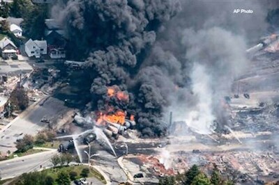 At least 80 missing in Canada train blaze: firefighter