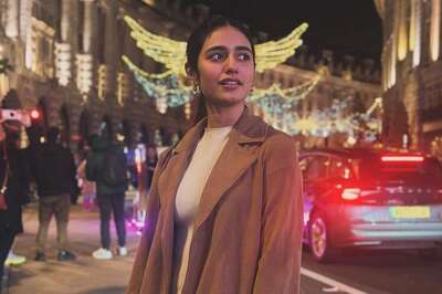 Priya Prakash Varrier Takes London By Storm In Chic Winter Look