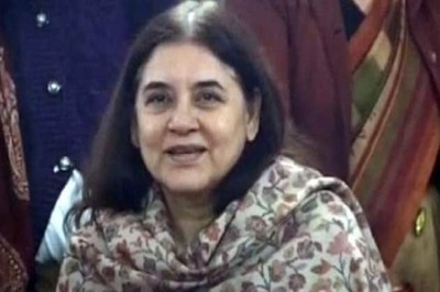 Maneka Gandhi sets up email, FB accounts