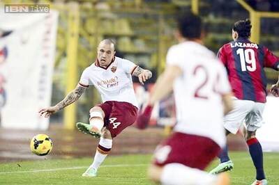 Roma beat Bologna 1-0 to close gap on Juventus