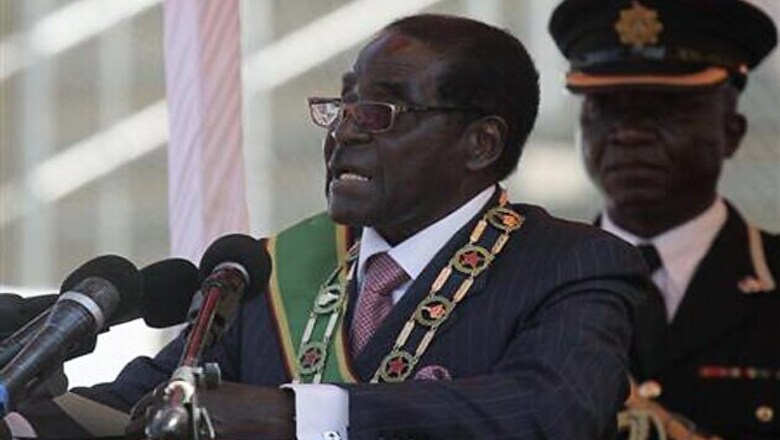 Re-elected Robert Mugabe to be sworn in on Thursday